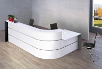 Empfangstheke Praxis Barys Möbel Rezeption - Ausführung Weiß
