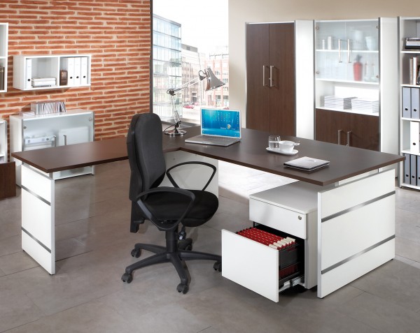 Büromöbel Schreibtisch Winkelkombination Dommo