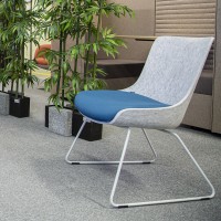 Klöber Wooom Design Lounge Sessel Kufengestell einzeln