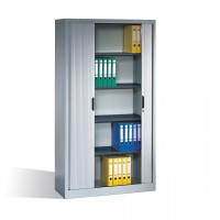 Büroschrank Rollladenschrank 5OH abschließbar in 2 Farben