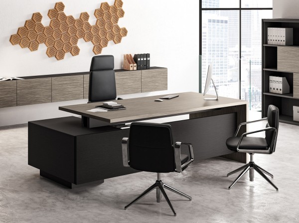 Büro Schreibtisch mit Schubladen Lewo