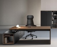 Hochwertiger Schreibtisch Vensit mit Sideboard