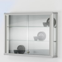 Glaswandvitrine mit Schiebetüren Link V805