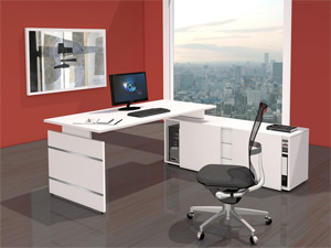 Büromöbel Schreibtisch Winkelkombination
