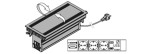 Mediabox (3 Steckdosen, 2 USB und 1 HDMI)
