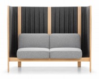 Design Highback Sofa modern 2 Sitzer Velum